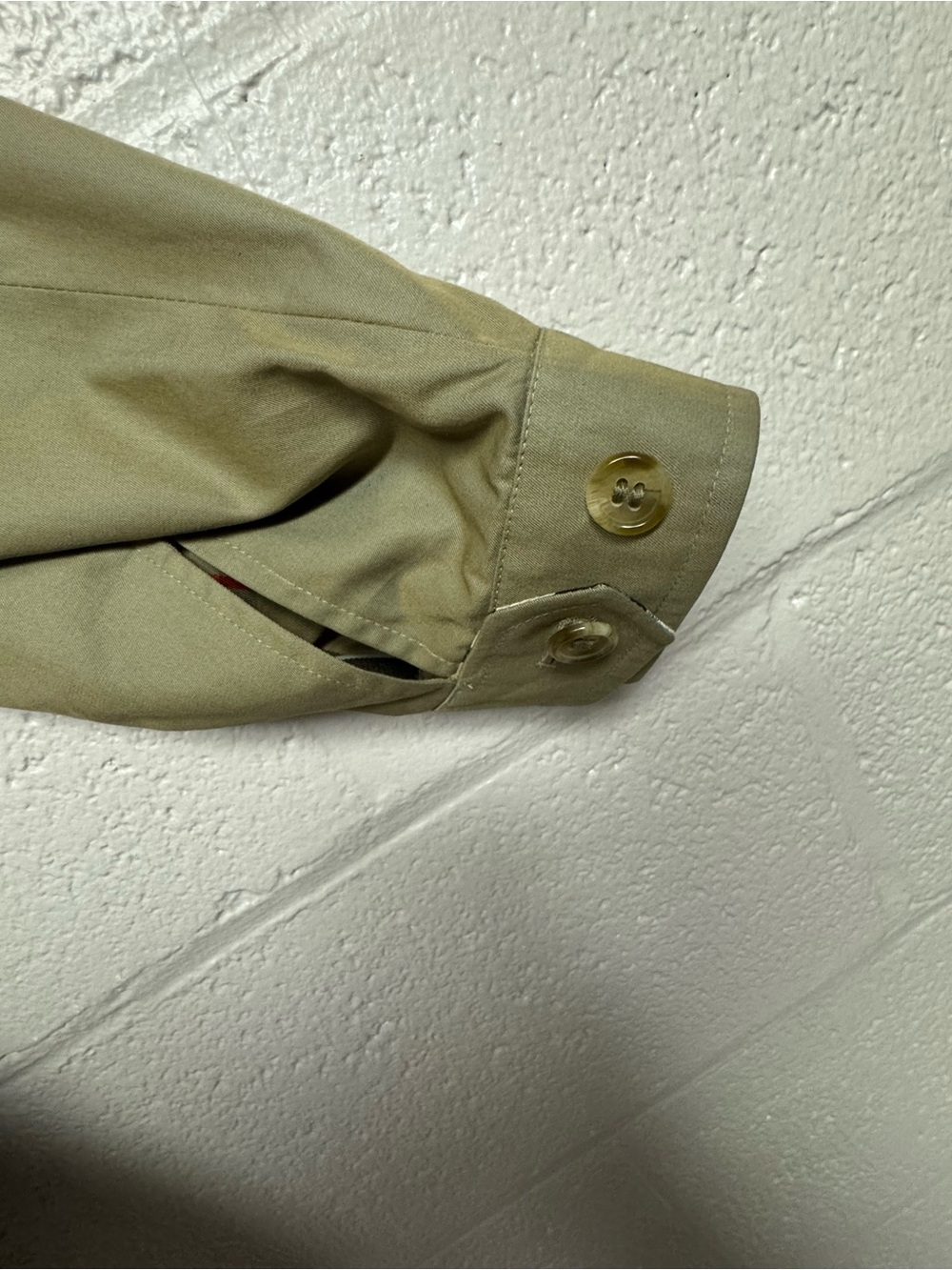 Vintage Burberrys Olive Green Military Field Jacket with removable Red Lining - Picture 3 of 9
